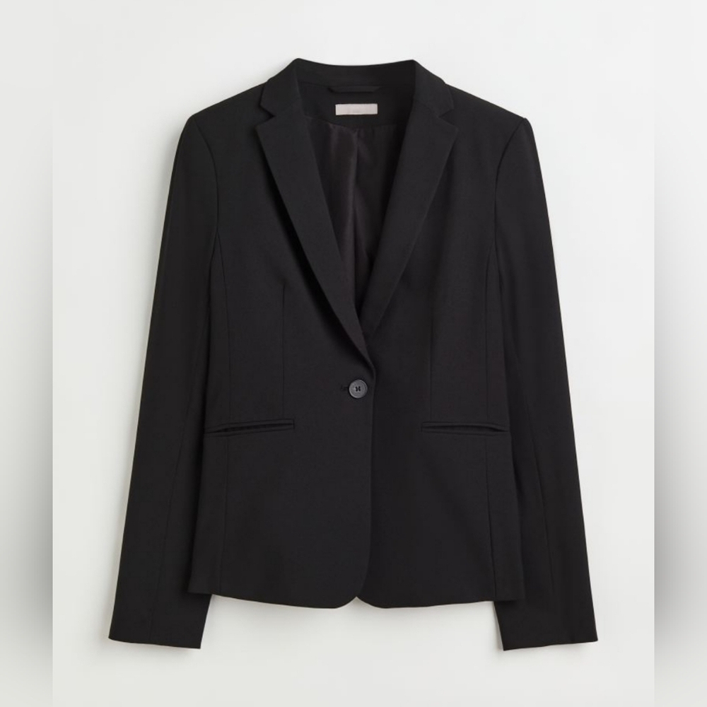 H&M Fitted Black Blazer